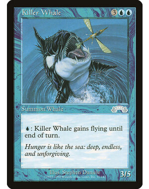 Magic: The Gathering Killer Whale (037) Heavily Played