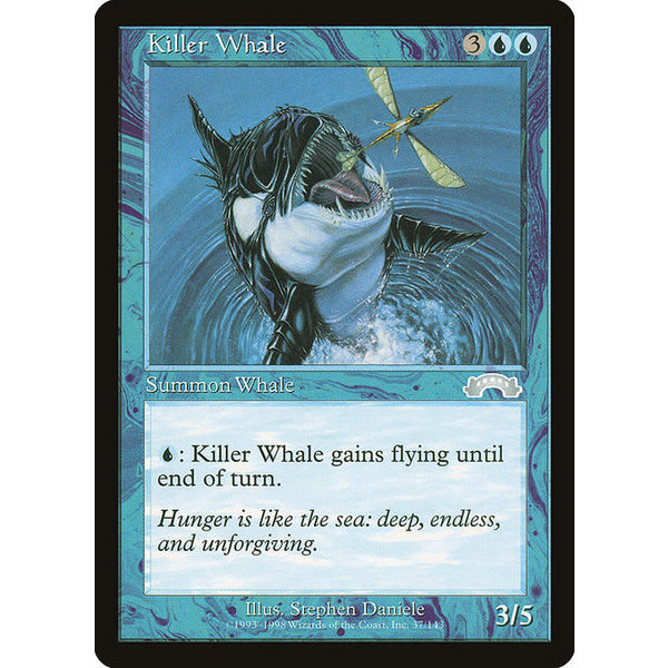 Magic: The Gathering Killer Whale (037) Heavily Played