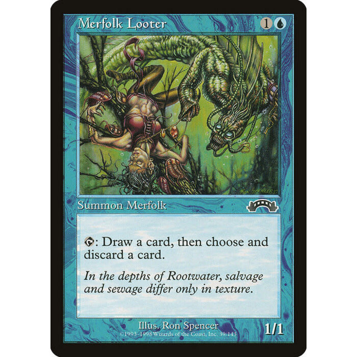 Magic: The Gathering Merfolk Looter (039) Lightly Played