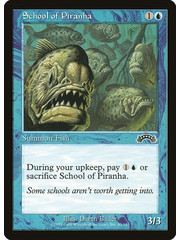Magic: The Gathering School of Piranha (045) Lightly Played