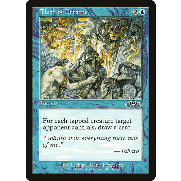Magic: The Gathering Theft of Dreams (049) Lightly Played