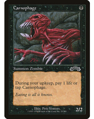 Magic: The Gathering Carnophage (053) Moderately Played