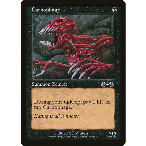 Magic: The Gathering Carnophage (053) Lightly Played