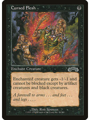 Magic: The Gathering Cursed Flesh (056) Lightly Played