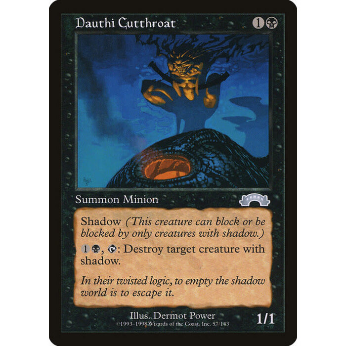Magic: The Gathering Dauthi Cutthroat (057) Heavily Played