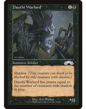Magic: The Gathering Dauthi Warlord (059) Lightly Played