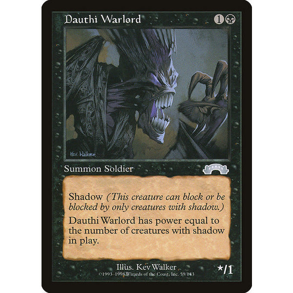 Magic: The Gathering Dauthi Warlord (059) Moderately Played
