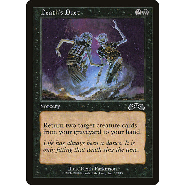 Magic: The Gathering Death's Duet (060) Lightly Played