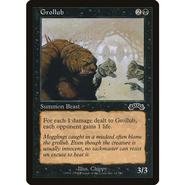 Magic: The Gathering Grollub (063) Moderately Played