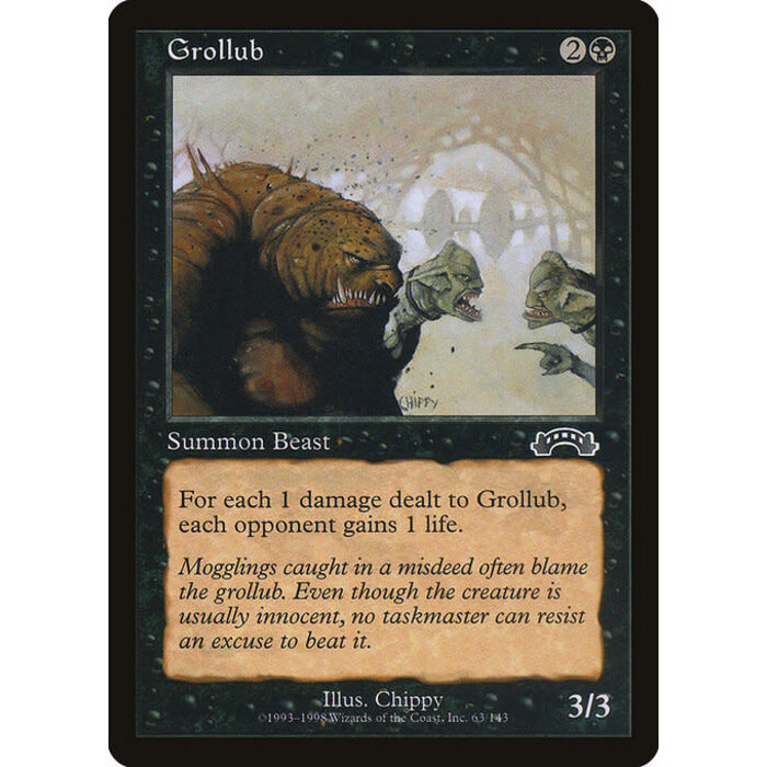 Magic: The Gathering Grollub (063) Moderately Played