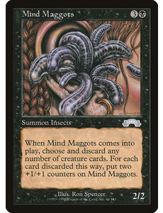Magic: The Gathering Mind Maggots (066) Lightly Played