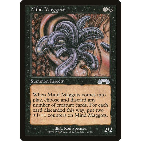 Magic: The Gathering Mind Maggots (066) Lightly Played