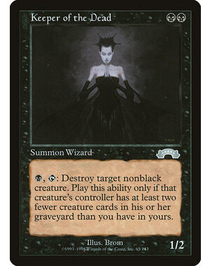 Magic: The Gathering Keeper of the Dead (065) Moderately Played