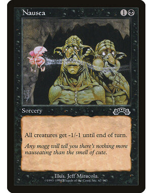 Magic: The Gathering Nausea (067) Lightly Played