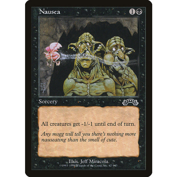 Magic: The Gathering Nausea (067) Lightly Played