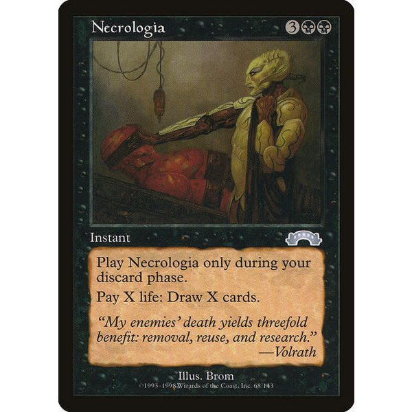 Magic: The Gathering Necrologia (068) Lightly Played