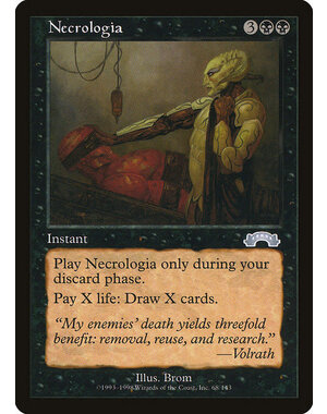 Magic: The Gathering Necrologia (068) Moderately Played