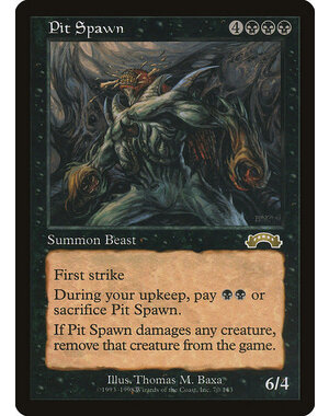 Magic: The Gathering Pit Spawn (070) Heavily Played