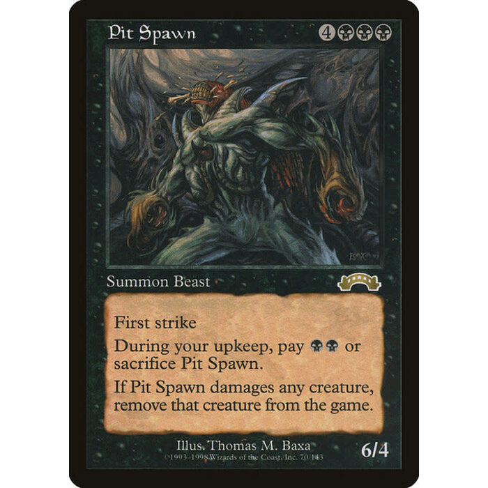 Magic: The Gathering Pit Spawn (070) Heavily Played