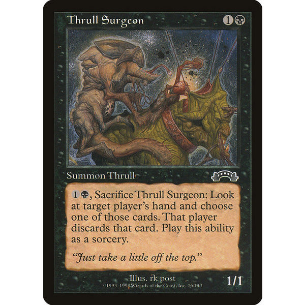 Magic: The Gathering Thrull Surgeon (076) Moderately Played