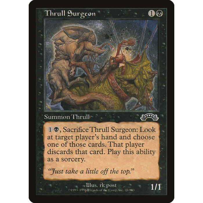 Magic: The Gathering Thrull Surgeon (076) Moderately Played