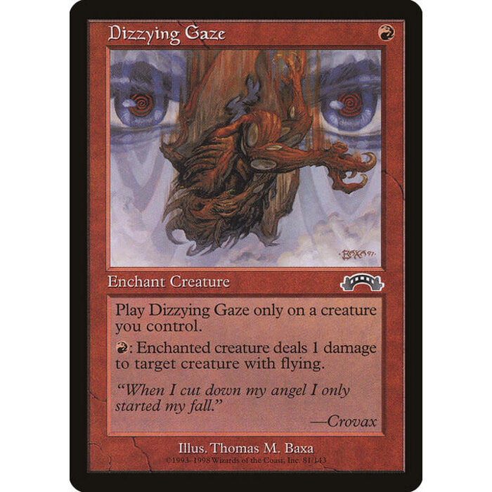 Magic: The Gathering Dizzying Gaze (081) Lightly Played