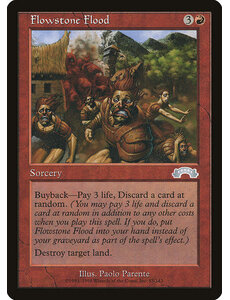 Magic: The Gathering Flowstone Flood (083) Moderately Played