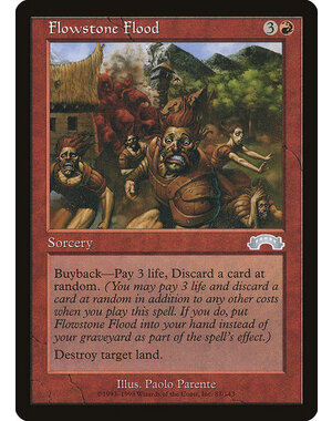 Magic: The Gathering Flowstone Flood (083) Moderately Played