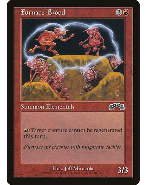 Magic: The Gathering Furnace Brood (084) Moderately Played