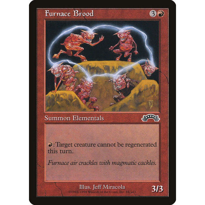 Magic: The Gathering Furnace Brood (084) Lightly Played