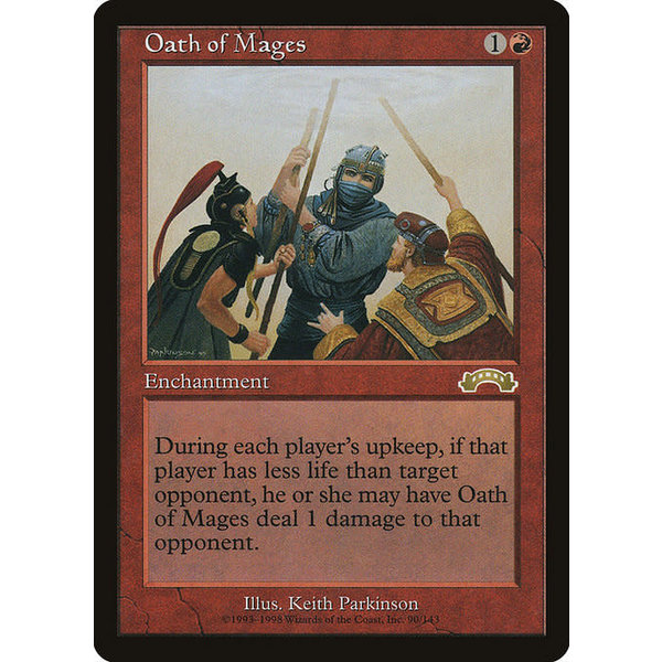 Magic: The Gathering Oath of Mages (090) Moderately Played