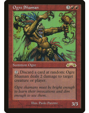 Magic: The Gathering Ogre Shaman (091) Lightly Played