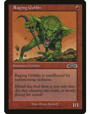 Magic: The Gathering Raging Goblin (096) Moderately Played