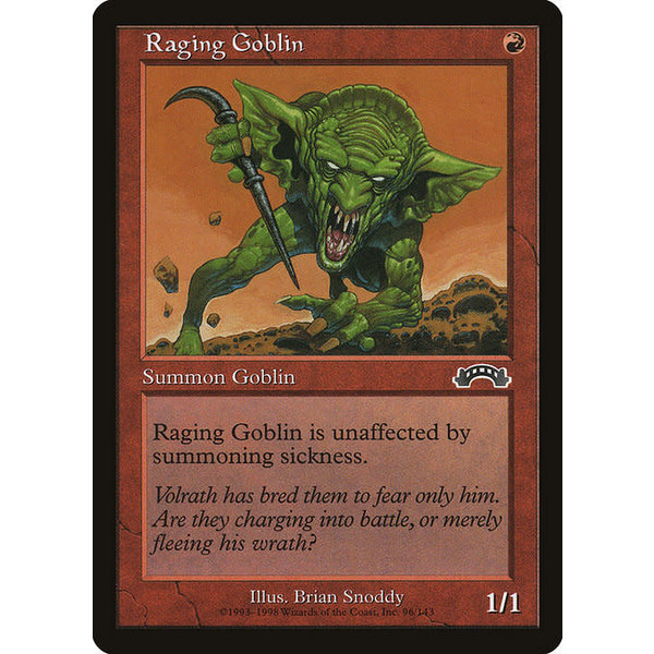 Magic: The Gathering Raging Goblin (096) Moderately Played