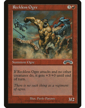 Magic: The Gathering Reckless Ogre (098) Heavily Played