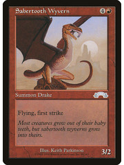 Magic: The Gathering Sabertooth Wyvern (099) Moderately Played
