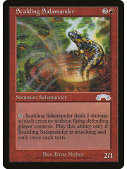Magic: The Gathering Scalding Salamander (100) Moderately Played