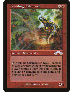 Magic: The Gathering Scalding Salamander (100) Lightly Played