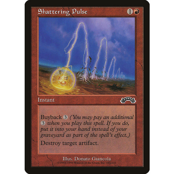 Magic: The Gathering Shattering Pulse (102) Moderately Played