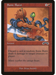 Magic: The Gathering Sonic Burst (103) Lightly Played