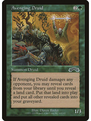 Magic: The Gathering Avenging Druid (105) Lightly Played