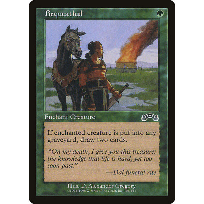 Magic: The Gathering Bequeathal (106) Lightly Played