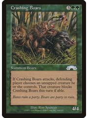 Magic: The Gathering Crashing Boars (108) Moderately Played