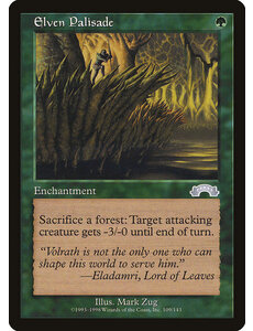 Magic: The Gathering Elven Palisade (109) Lightly Played