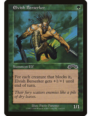 Magic: The Gathering Elvish Berserker (110) Lightly Played