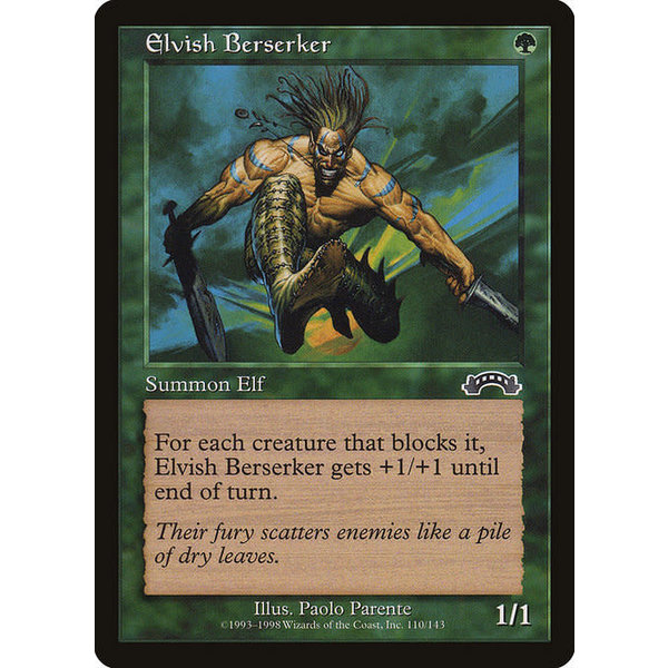 Magic: The Gathering Elvish Berserker (110) Moderately Played