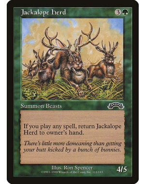 Magic: The Gathering Jackalope Herd (111) Moderately Played