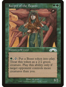 Magic: The Gathering Keeper of the Beasts (112) Lightly Played