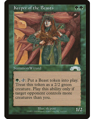 Magic: The Gathering Keeper of the Beasts (112) Lightly Played