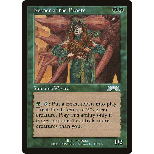 Magic: The Gathering Keeper of the Beasts (112) Lightly Played